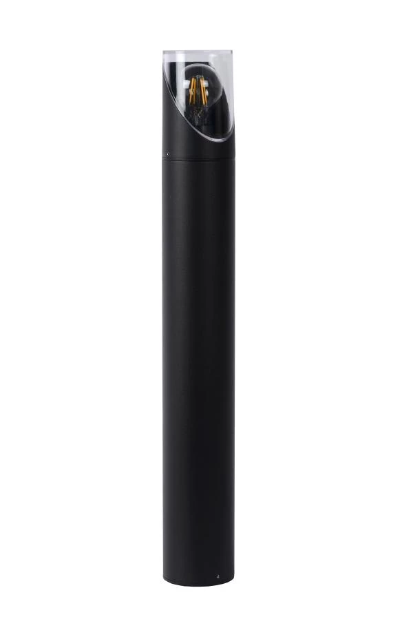 Lucide NORMAN - Lámpara baliza - Ø 9 cm - 1xE27 - IP65 - Negro - apagado